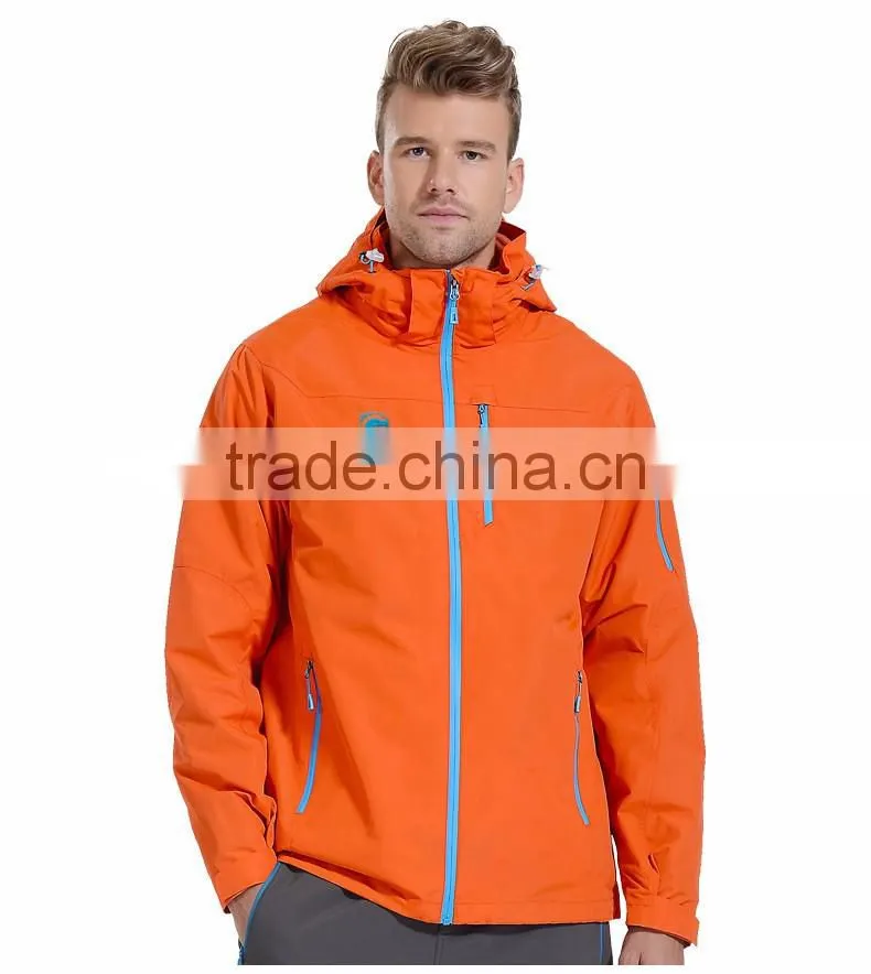 OEM outdoor lightweight polyester waterproof men sports jackets