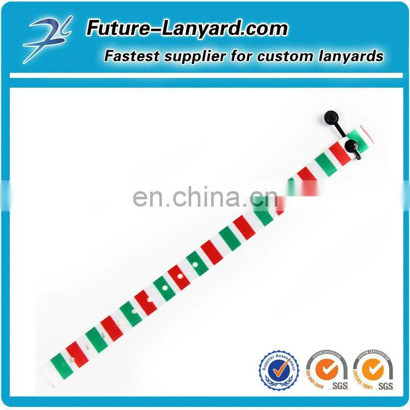 Christmas festival fabric wristbands for any events