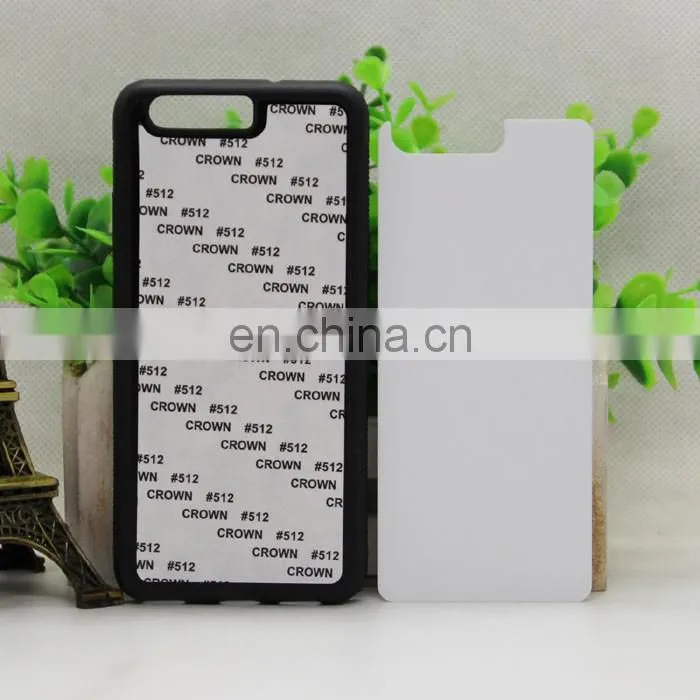 2d sublimation heat transfer PC +TPU silicon blank cell phone case for Prosub-Huawei P10