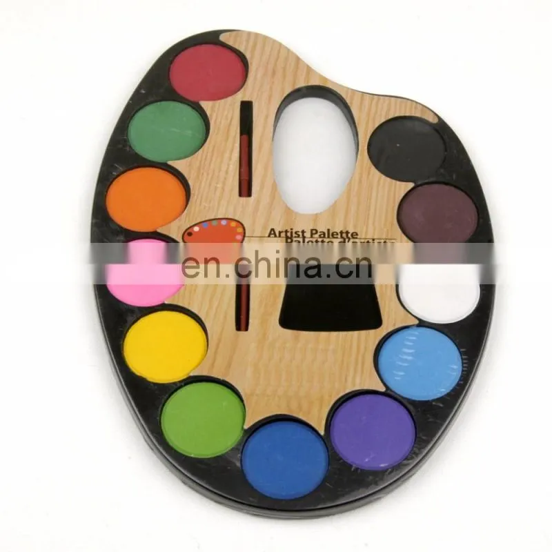 Wholesale tempera blocks piant set,Box, 22.4*16.8*1.5cm,cake, 3cm