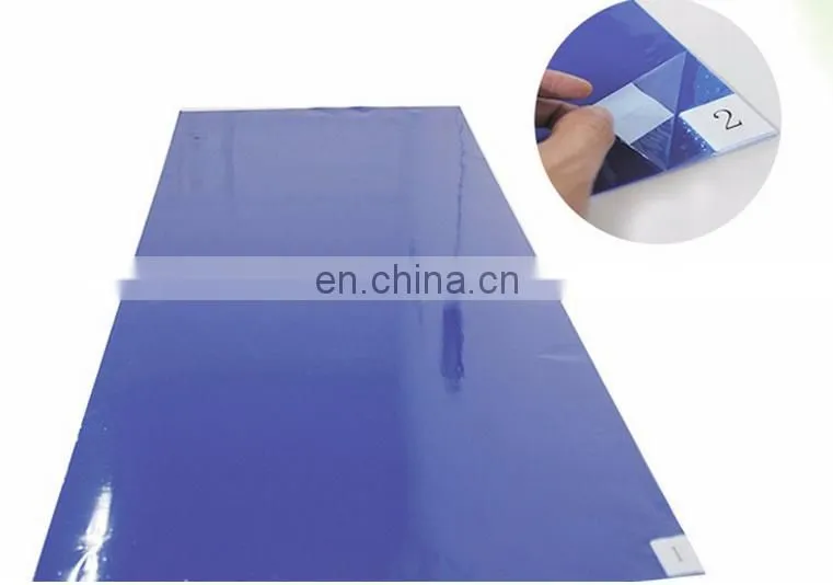 Hot selling made in China sticky mat antistatic cleanroom use sticky mat C0201