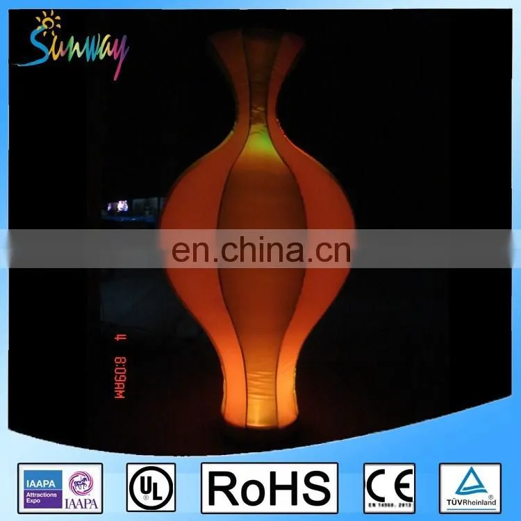 OEM LED Decorative inflatable vase model for advertising