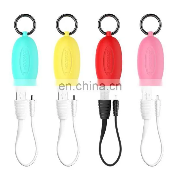 Portable 8 Pin 20cm Convenient Keychain Design Squid Data Cable Charge Line