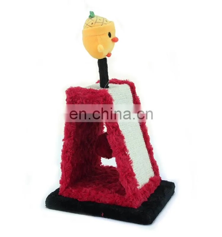 Watermelon Poult Slope Traning Scratching Post for Small Cats, Easy to Assemble