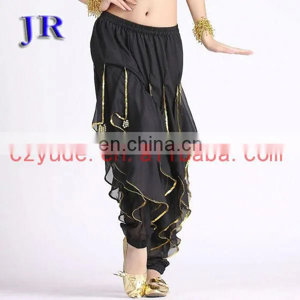 Chiffon coins arabic belly dance harem pant K-4002#