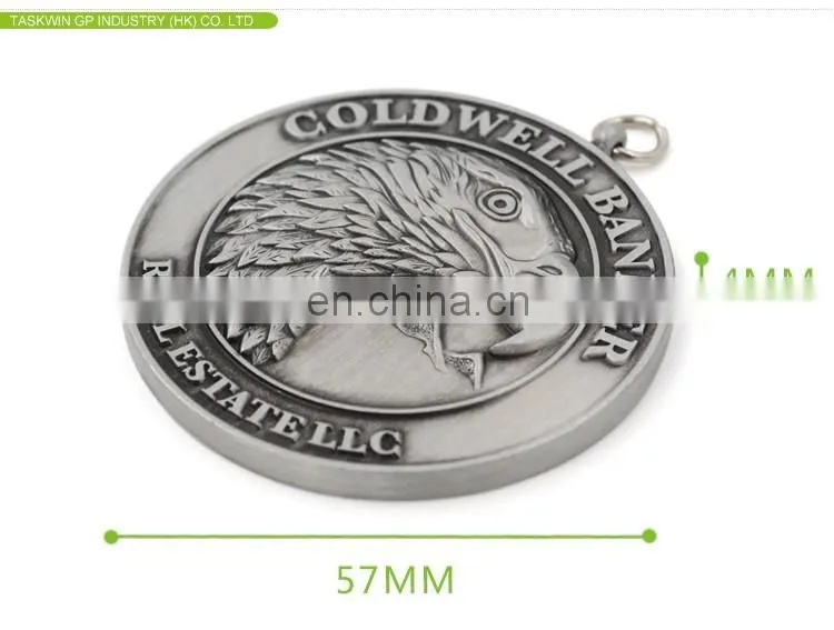Latest design personalized award metal medal for banker and real estate