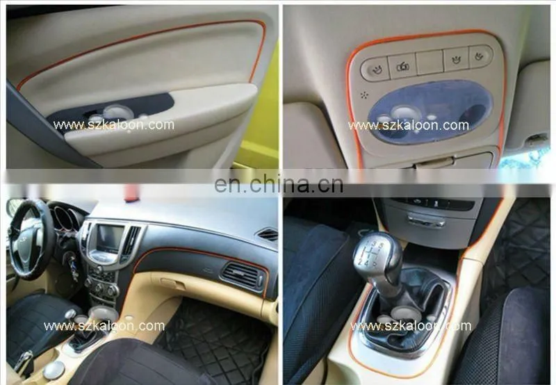car decorative cold light el wire neon rope light