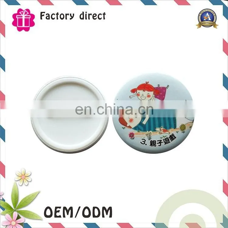Cheap blank tinplate button pins material wholesale custom metal badge buttons