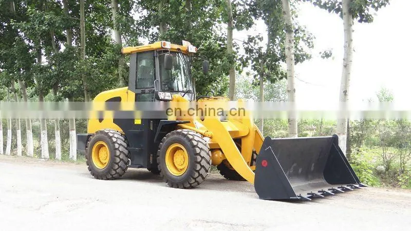 2.0 Ton Mini Loader With Quick Hitch Hydraulic Joystick Wheel Loader Factory