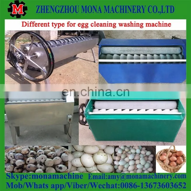 Successed technical reliable quality machine automatic brush type egg washing machine for sale