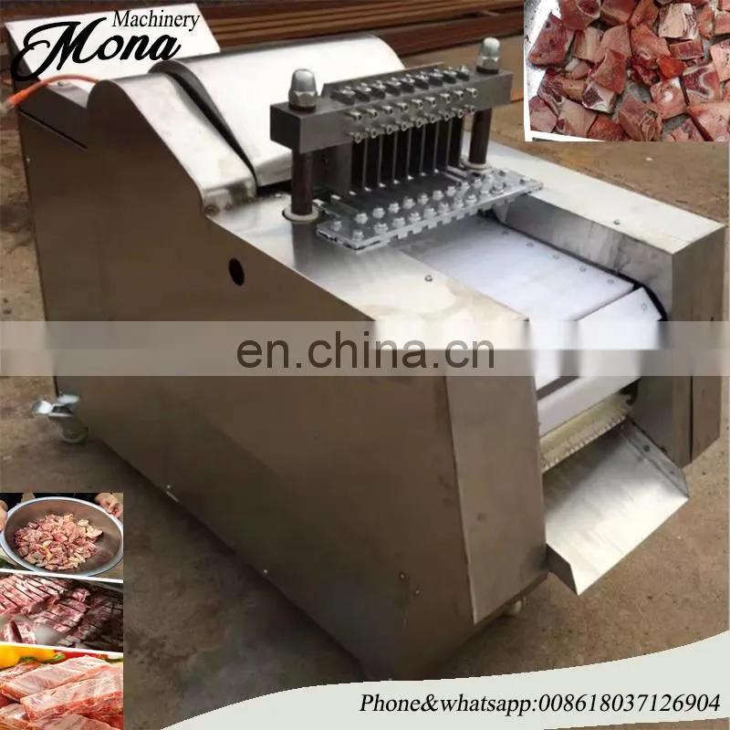 Frozen chicken cube cutting machine /meat slicer cutter