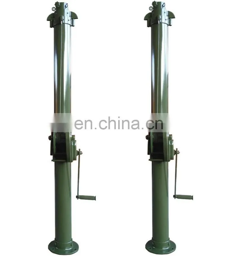 Portable outdoor 33ft antenna tower with lightning rod