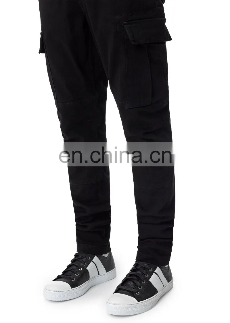 DiZNEW CUSTOM SUPER FASHION DENIM BLACK CARGO JEANS FOR MENS