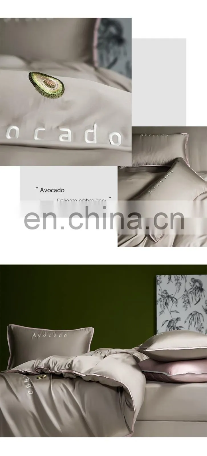 RAWHOUSE silk bedding set tencel 4 pcs bedding set