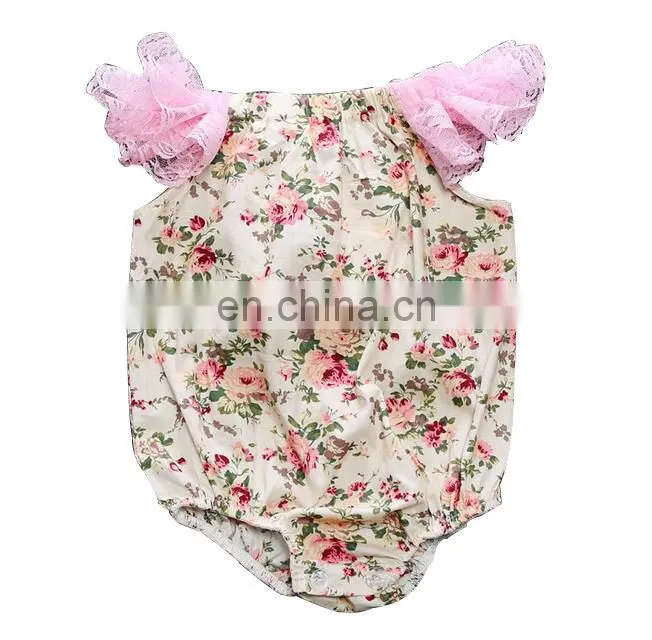 Wholesale organic 100% cotton baby clothes china baby pattern romper