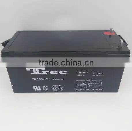 Manufacture VRLA Batteries 12Volt 200amp Solar Gel Battery 12v200ah