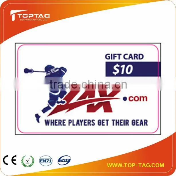 shenzhen rfid product Market Pvc Gift Card/ Gift card for discount