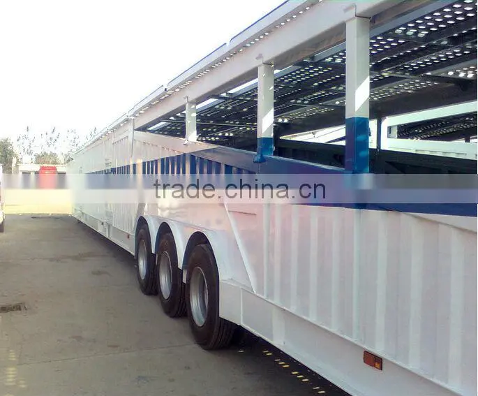 Dongfeng 2 axles car transport semi truck trailer