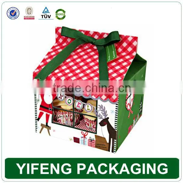 Wholesale custom printed Decorative China recycled handmade empty Christmas gift boxes