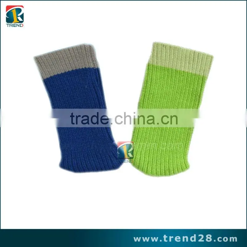 Colorful knitted cell phone sock case