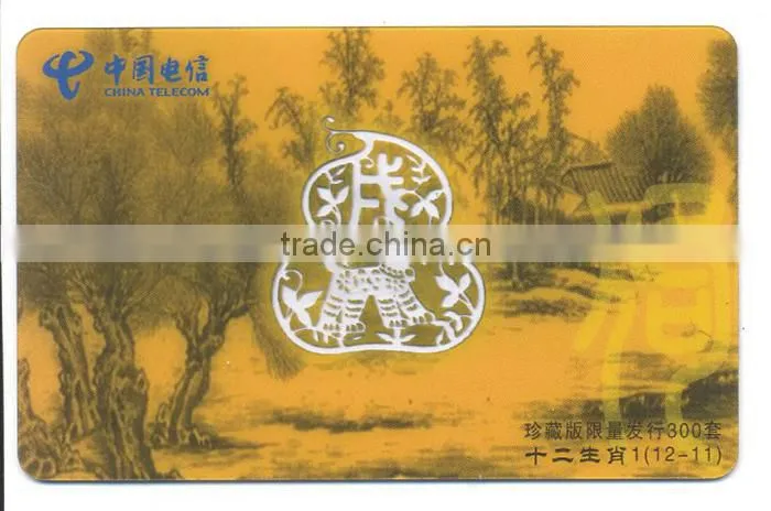 China Manufacturer Clear Transparent Card