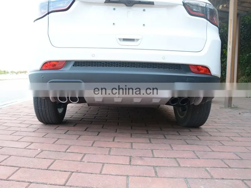 Offroad Black Rear Bumper for Jeep Compass MK 17+ Car Accessories Steel Rear Bar Guard