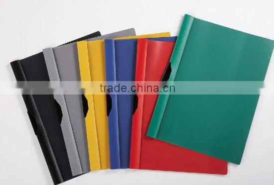 eco-friendly A4 plastic pp knife shape folder report cover file