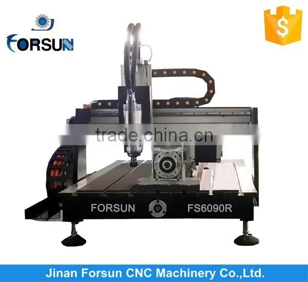 Small size FS6090A wood cnc engraving cutting machinery, aluminum milling machine for sale