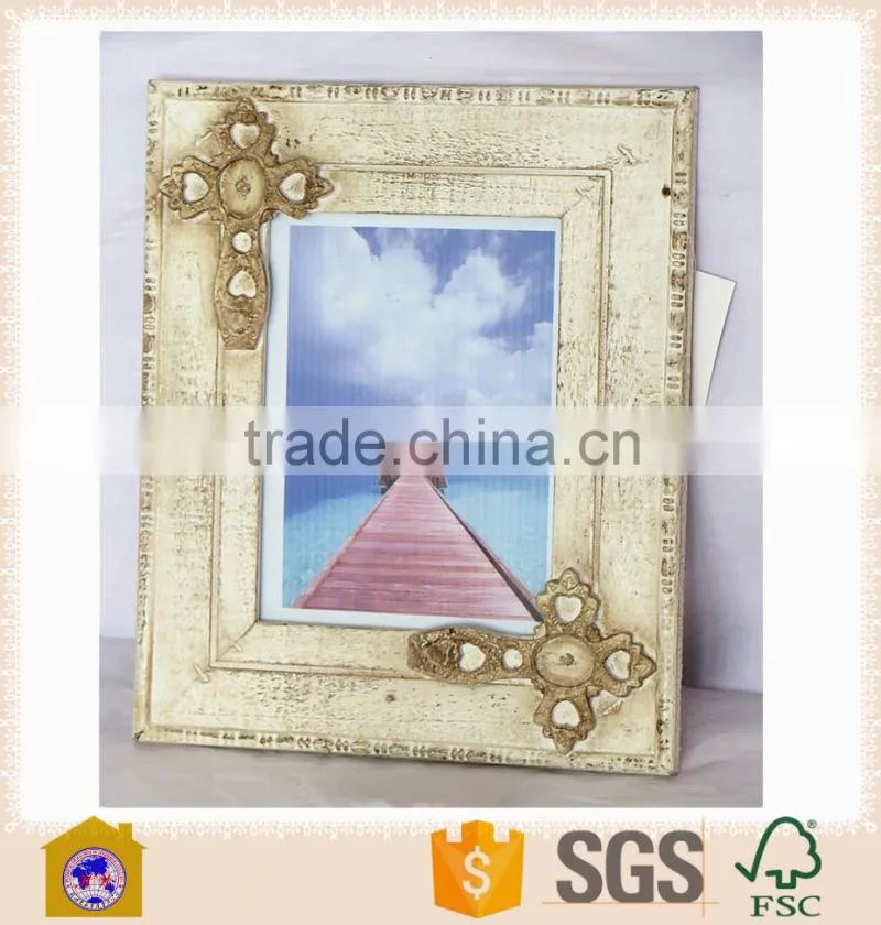 cheap vintage shabby chic wood photo picture frames wholesale for home decor. HW15A00641