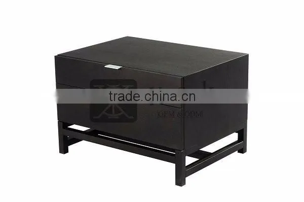 NI-079 Modern Solid Wood Base Bedroom Nightstand