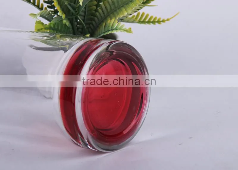 Modern designs round double wall mini glass beer mug / glass tea mug