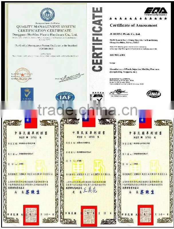 Ji-Horng plastic injection side release buckle supplier