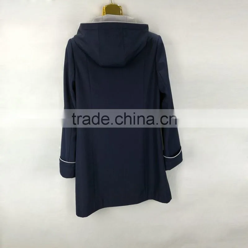 YMYD-7711 2016 Clothes Manufacturer Spring Woman Slim Overcoat Medium-Long Trench Coat Ladies Casual Trench Coat For Women