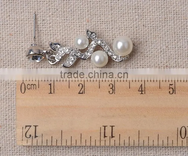 Latest Boutique Jewelry Sets For Women Alloy Pearl Bridal Jewelry Set Wholesale