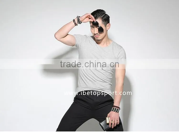 2016 casual clothing men t shirt 100% cotton custom shirts