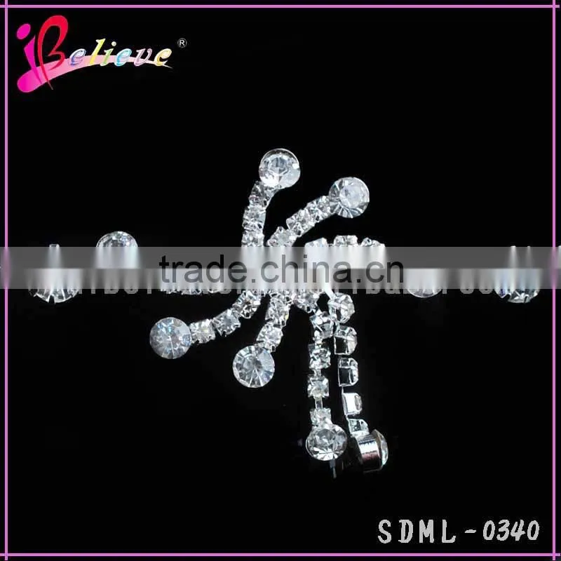 Silver metal diamond headband,factory wholesale hair band for fashion girls