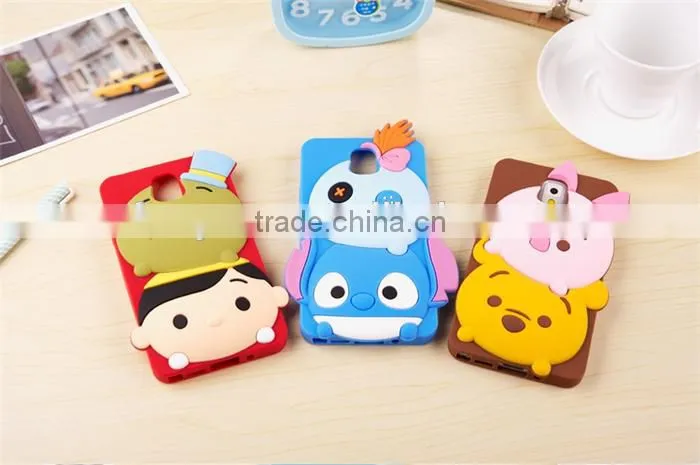 3D Cute Cartoon Soft Silicon monkey Phone Case For iPhone 6s
