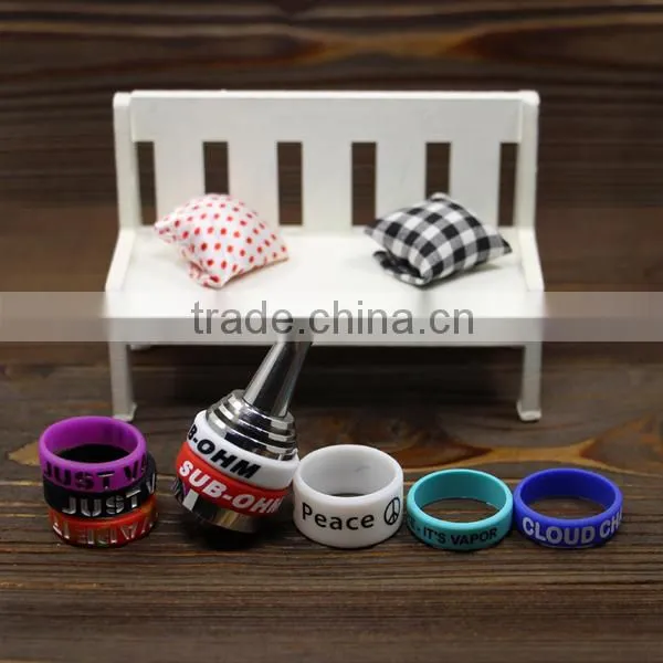 Customized box mod vaping band atomizer tank rba silicone band rubber mod body band silicone mod protector
