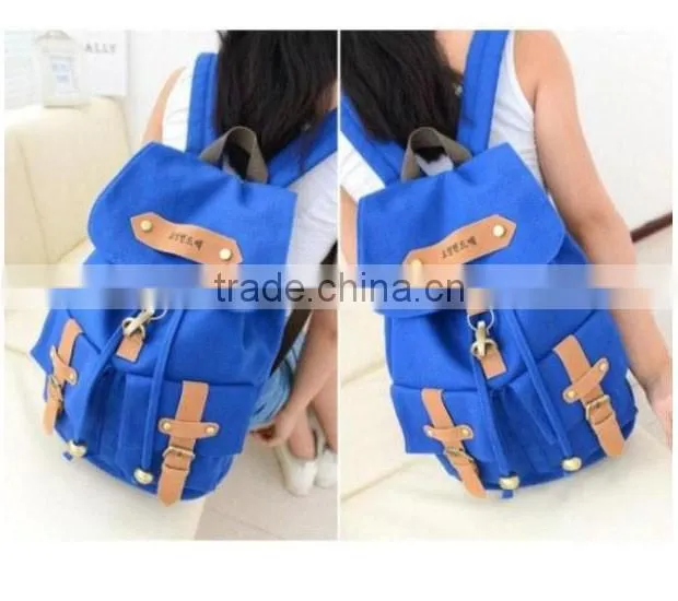 Hotsale Hot Promotion 2016 Women's Vintage Canvas Satchel Backpack Rucksack Shoulder School Bags For Teenagers Girls Backpacks