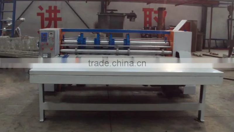 carton box slotting machine