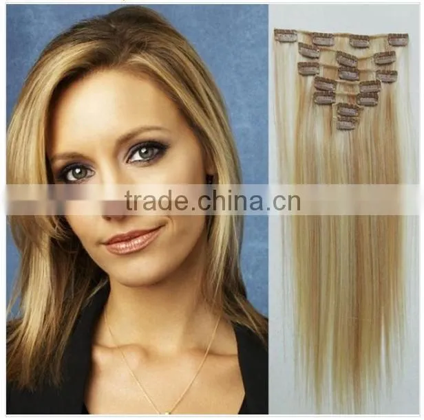 made in China cheap clip in hair extensions