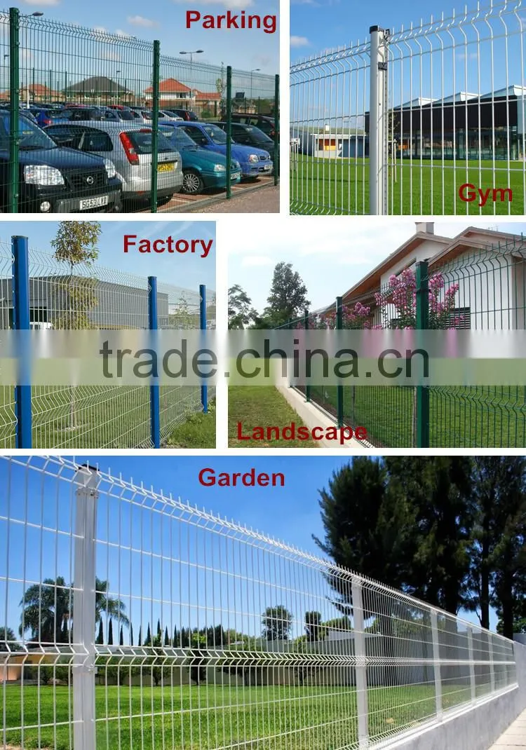 3D Curved Welded Wire Mesh Fence Panel