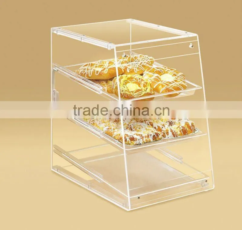 plastic clear bread container pastry storage with lid