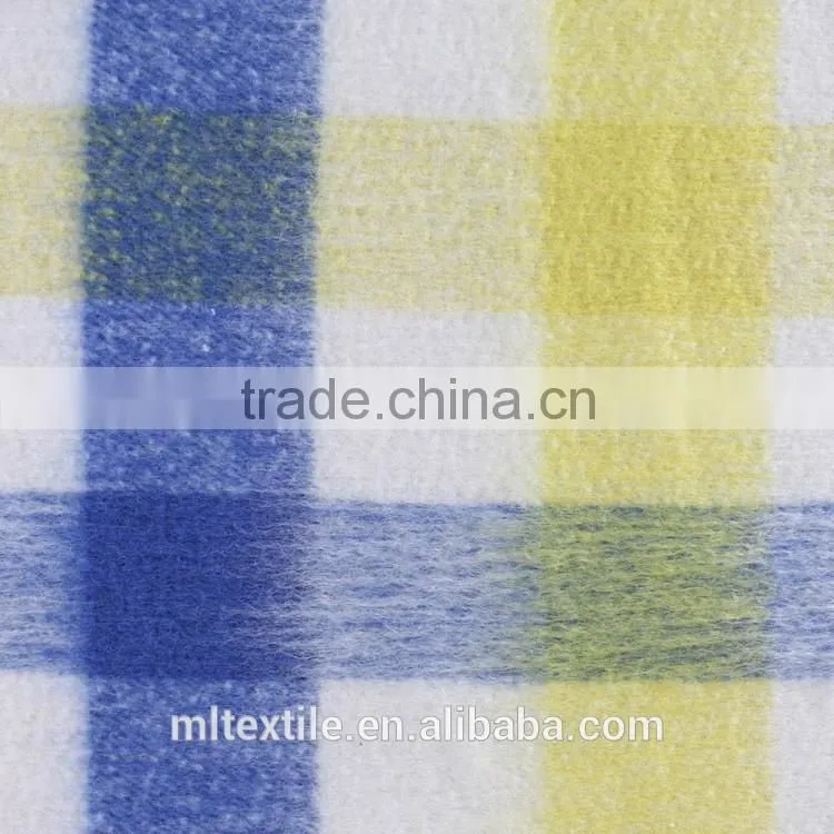 coats fabric plaid wool fiber fabric textile/woolen cloth
