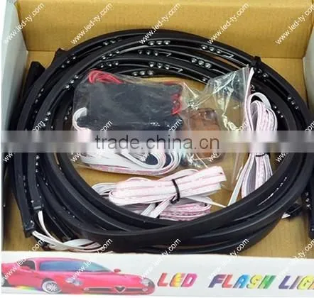 Under Car 2x 24" & 2x 36" 7 Color LED UnderCar Underbody Kit Neon Strip Lights