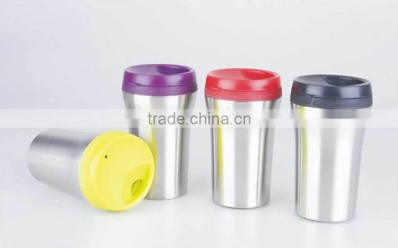 S/S+PP 13*7.8 High quality products stainless cup/portable cup