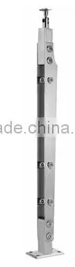 RP-114 BC, stainless steel stair glass banister