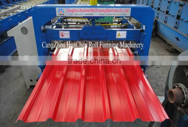 Botou, China. HC Wall Tiles Roll Forming Machine