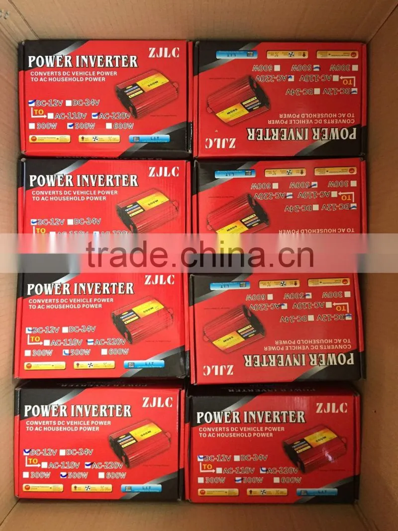 Factory Price 500 watt dc to ac inverter,12V 220V dc to ac power inverter