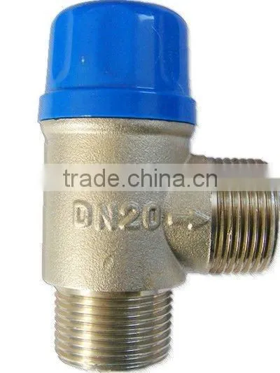 Solar heater anti steam valve